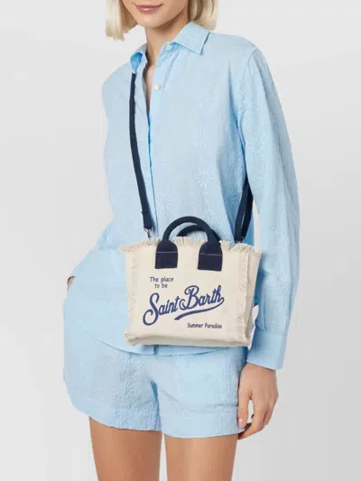 Saint Barth Small Vanity Canvas Bag