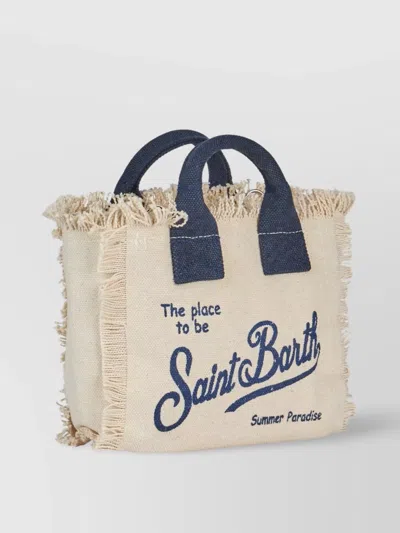 Saint Barth Small Vanity Canvas Bag