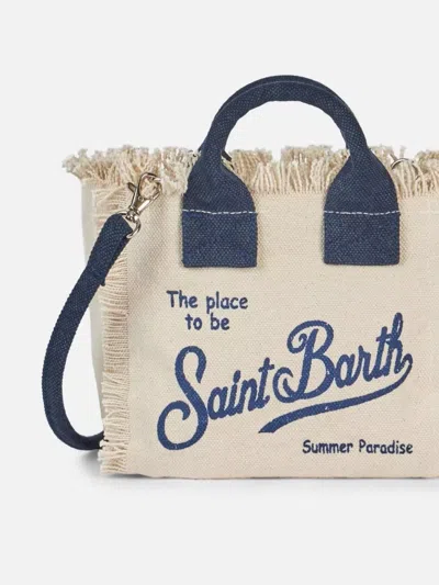 Saint Barth Small Vanity Canvas Bag