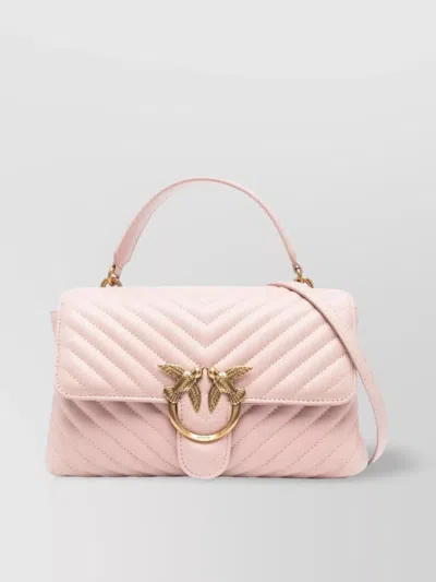 Pinko Love Quilted Top-handle Bag