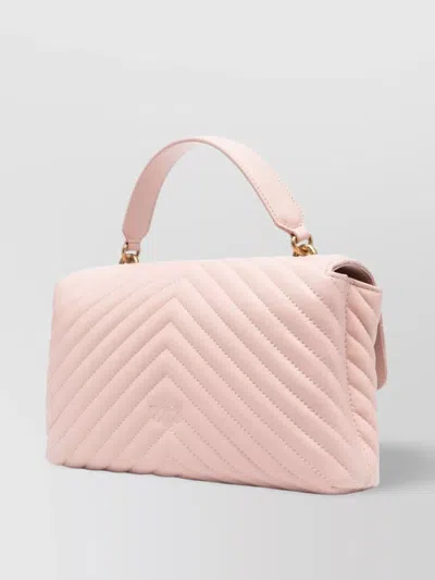 Pinko Love Quilted Top-handle Bag
