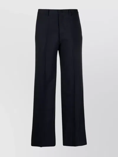 P.a.r.o.s.h Brown Pants With Elastic Waist And Wide Leg In Fabric Woman