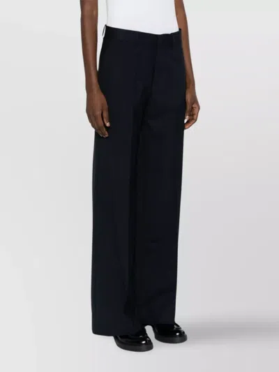 P.a.r.o.s.h Brown Pants With Elastic Waist And Wide Leg In Fabric Woman