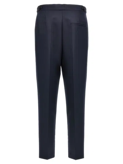 Theory Wool Trousers With Pleated Front And Back Pocket