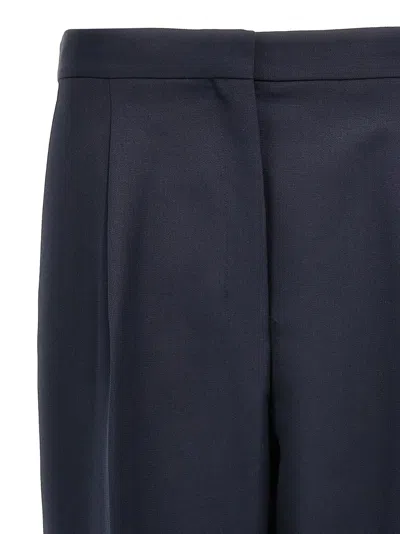 Theory Wool Trousers With Pleated Front And Back Pocket