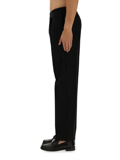 Fendi Wool Pants In Black