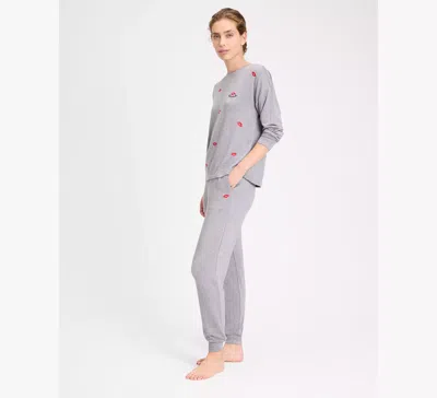Kate Spade Jogger Pj Set In Greyhthr