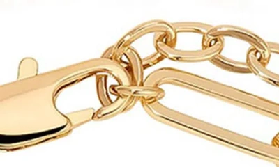 Ettika Set Of Two Radiant Link Bracelets In Blue/gold