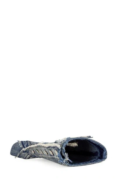 Azalea Wang Kazuki Knee High Boot In Denim