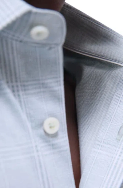 Bugatchi Jimmy Ooohcotton® Print Button-up Shirt In Blue