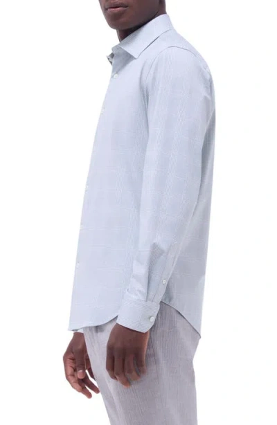 Bugatchi Jimmy Ooohcotton® Print Button-up Shirt In Blue