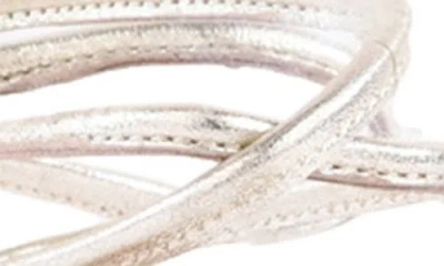 Seychelles Lilac Two Ankle Wrap Sandal In Light Gold