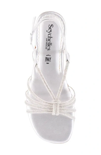 Seychelles Coasting Slingback Sandal In Silver
