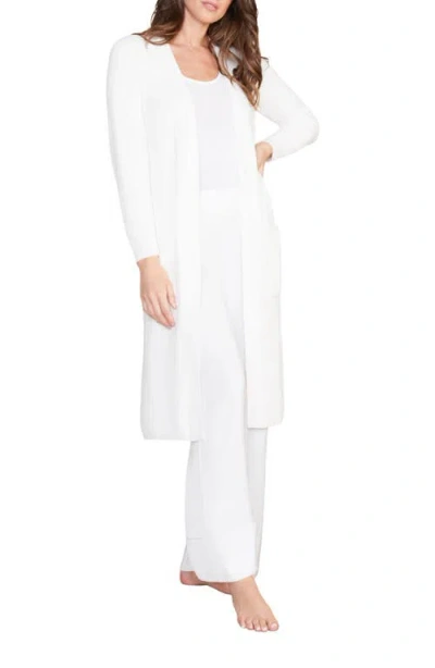 Barefoot Dreams Cozychic Lite™ Long Cardigan In Pearl