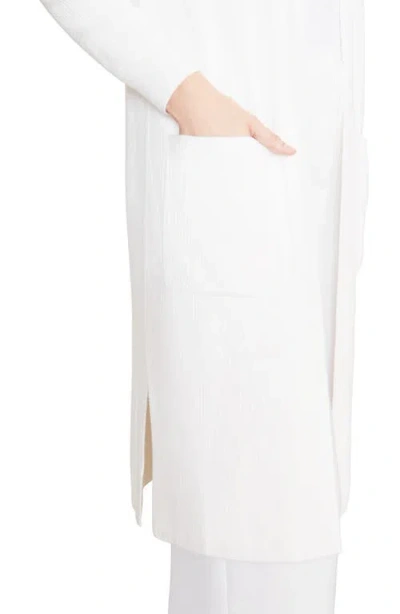 Barefoot Dreams Cozychic Lite™ Long Cardigan In Pearl