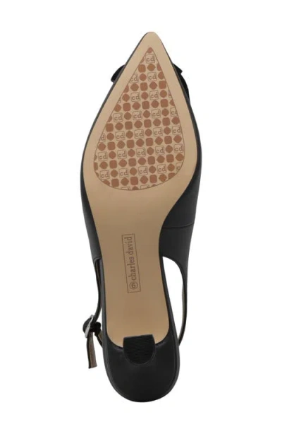 Charles David Azure Slingback Pump In Black
