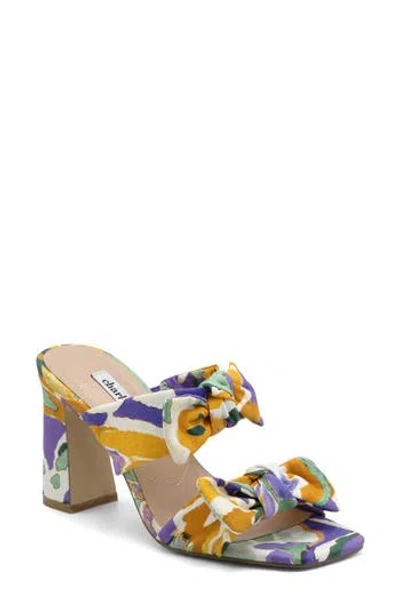 Charles David Rox Double Bow Slide Sandal In Lavender