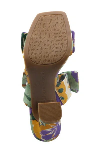 Charles David Rox Double Bow Slide Sandal In Lavender