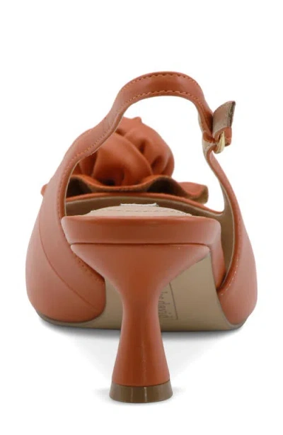 Charles David Azure Slingback Pump In Orange