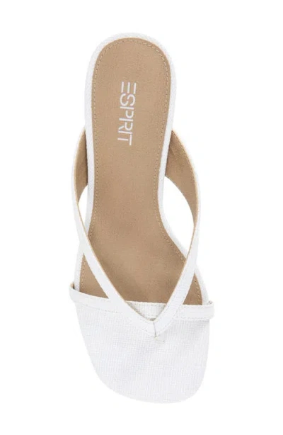 Esprit Echo Sandal In White