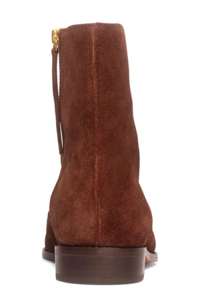 Anthony Veer Jadon Bootie In Chocolate Suede