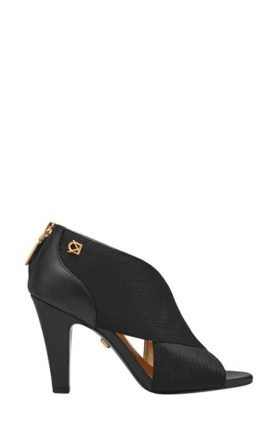 Donna Karan New York Sevyn Peep Toe Bootie In Black
