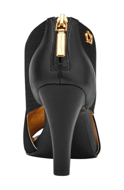 Donna Karan New York Sevyn Peep Toe Bootie In Black