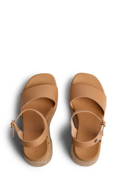 Reef Sunset Sayulita Platform Sandal In Natural