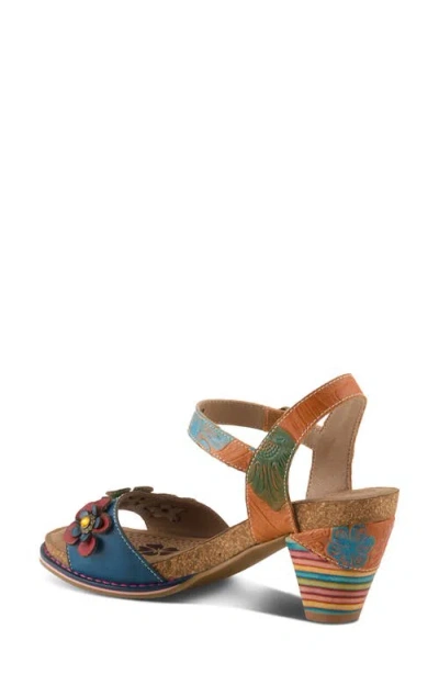 L'artiste By Spring Step Bluesky Sandal In Camel Multi