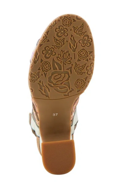 L'artiste By Spring Step Galfriday Sandal In White Multi