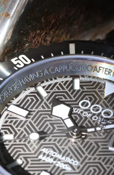 Out Of Order Diverissimo Azteco Automatic Bracelet Watch, 42mm In Azteco Sand