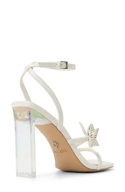 Aldo Women's Laylia Butterfly Strappy Dress Sandals In White