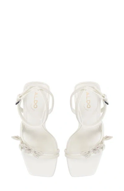 Aldo Women's Laylia Butterfly Strappy Dress Sandals In White