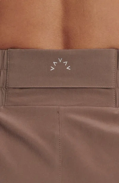 Varley Kallin Running Shorts In Deep Taupe