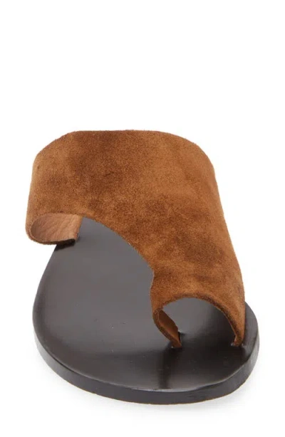 Atp Atelier Rosa Cannella Toe Loop Sandal In Cannella