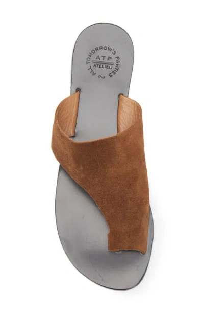 Atp Atelier Rosa Cannella Toe Loop Sandal In Cannella
