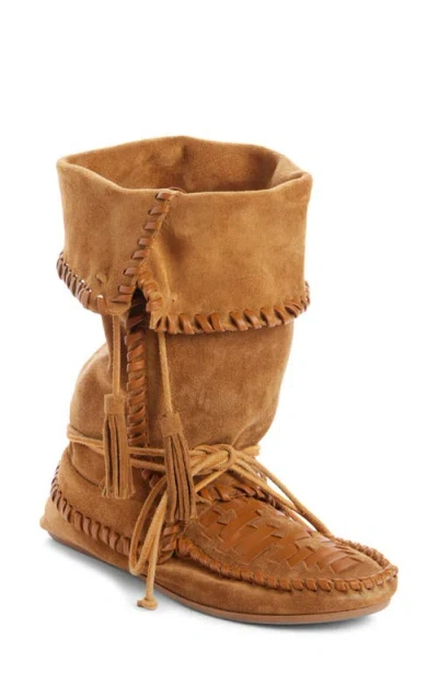 Isabel Marant Women Caramel Suede Winki Boots In Brown