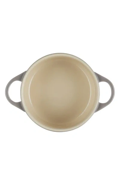 Le Creuset 24-ounce Mini Stoneware Cocotte In Oyster