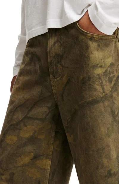 Cotton On Super Baggy Jort In Tree Camo
