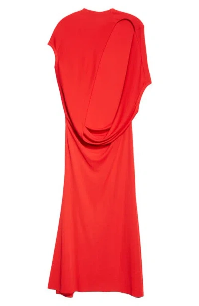 Jacquemus La Robe Salerno Midi Dress In Red