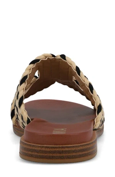 Mia Women's Poet Sandals In Black Natural In Neutral