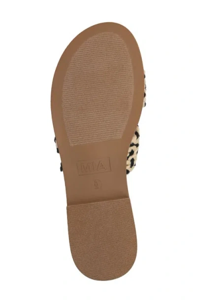 Mia Women's Poet Sandals In Black Natural In Neutral