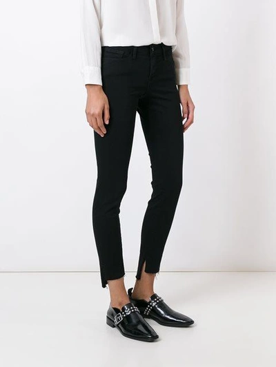 Shop Frame 'le Skinny De Jeanne' Jeans - Black