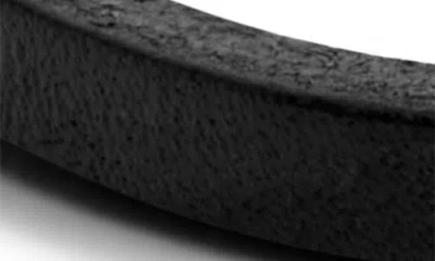 Jonas Studio Squared Leather Bracelet In Jet