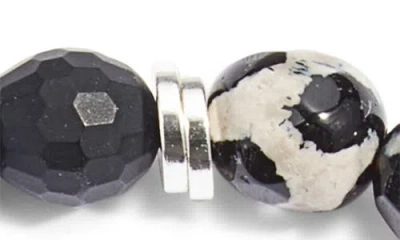 Jonas Studio Evil Eye Beaded Bracelet In Jet