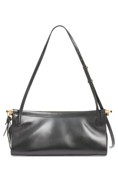 Alaïa Alaia Goatleather Shoulder Bag In Black