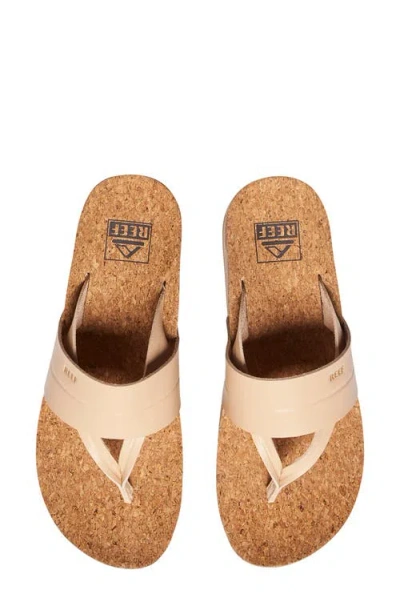 Reef Cushion Vista Higher Lennox Platform Flip Flop In Seashell