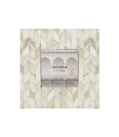 Matr Boomie Artemis Picture Frame In White - 5x7