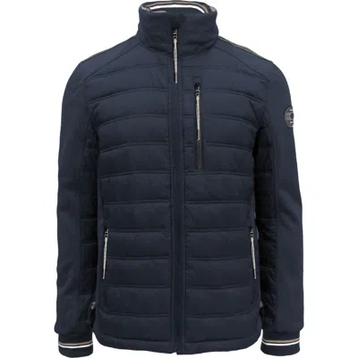 Point Zero Men's Textured Stowable-hood Jacket In Gold