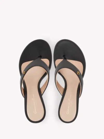 Gianvito Rossi Oleg 85 Suede And Raffia Sandals In Brown